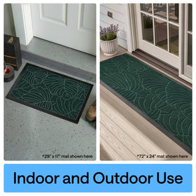 Green palm color adds a fresh welcome look for modern homes.