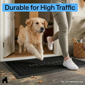 GORILLA GRIP WeatherMAX doormat indoor-outdoor use in all seasons