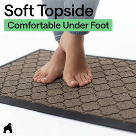 GORILLA GRIP WeatherMAX versatile for patios, foyers, and mudrooms.
