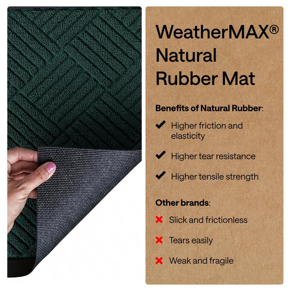 GORILLA GRIP WeatherMAX stain-resistant topside keeps looks clean.