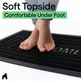 GORILLA GRIP WeatherMAX doormat weather resistance for snow and rain