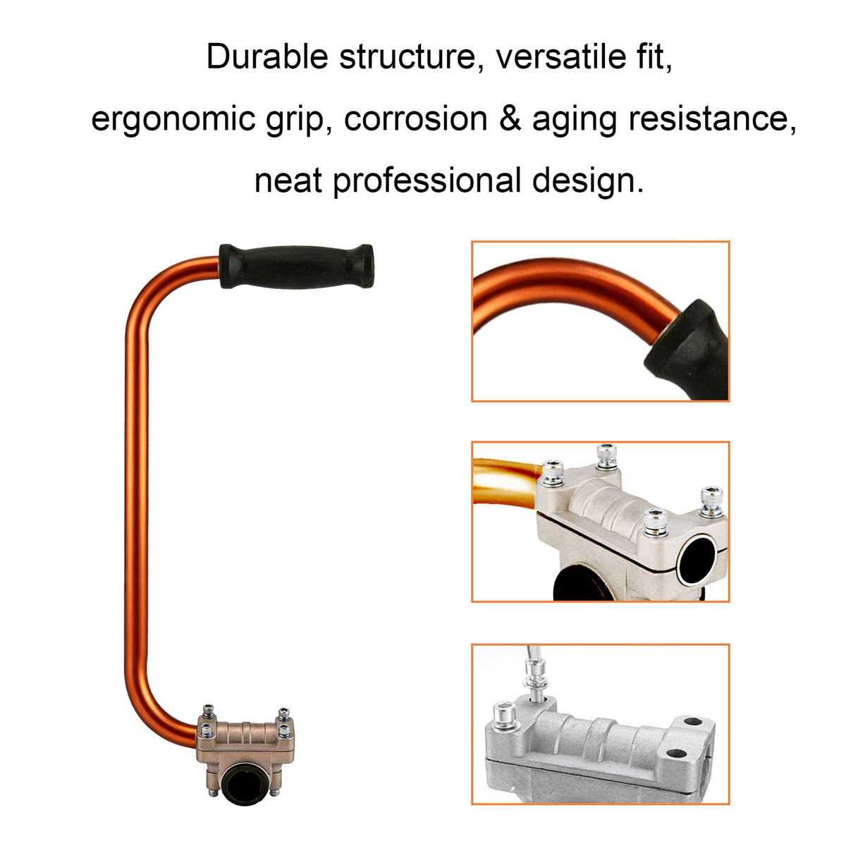 GOROBU bracket clamp shows secure mounting for quick setup