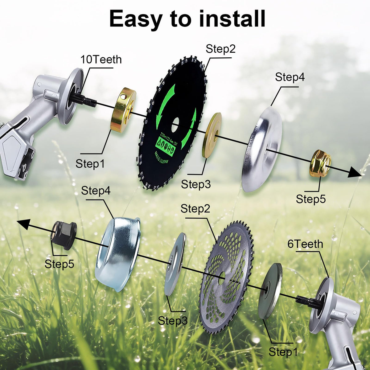 GOROBU easy installation with included hardware for quick setup