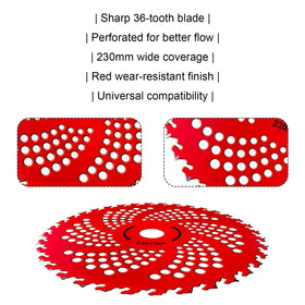 GOROBU trimmer head demonstrating easy installation with included adapters
