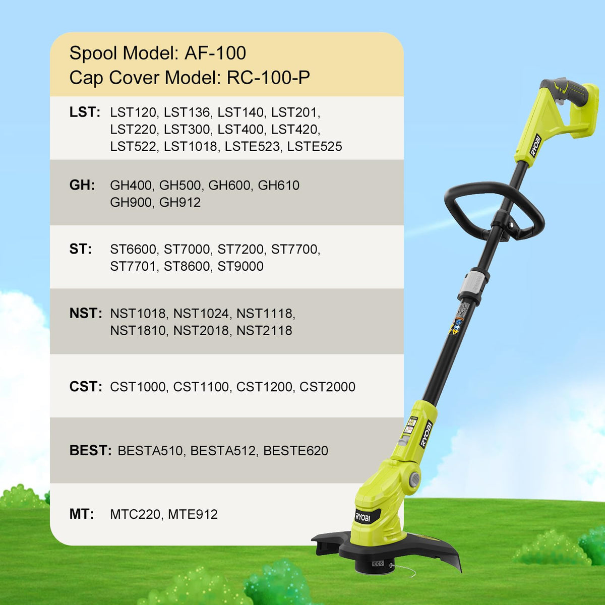 GOSDENG 0.065 inch string provides longer wear on tough weeds.
