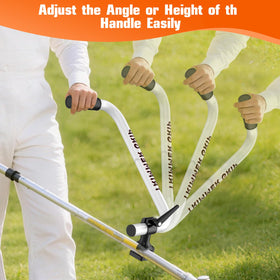 GOSDENG 16.9-inch handle provides comfortable grip during long sessions.