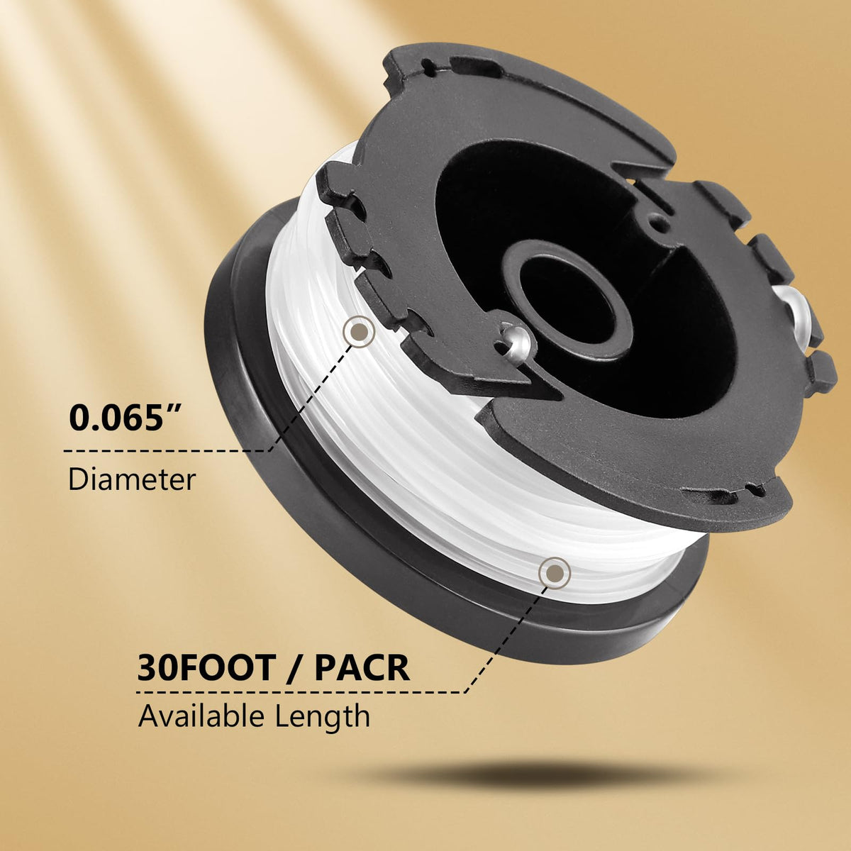 GOSDENG RC100P cap fits securely for easy spool changes.