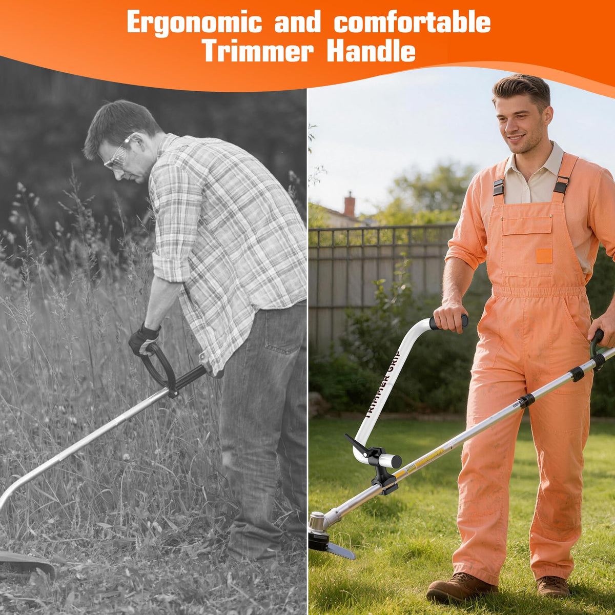 GOSDENG professional lawn edging with ergonomic handle for efficient maintenance.