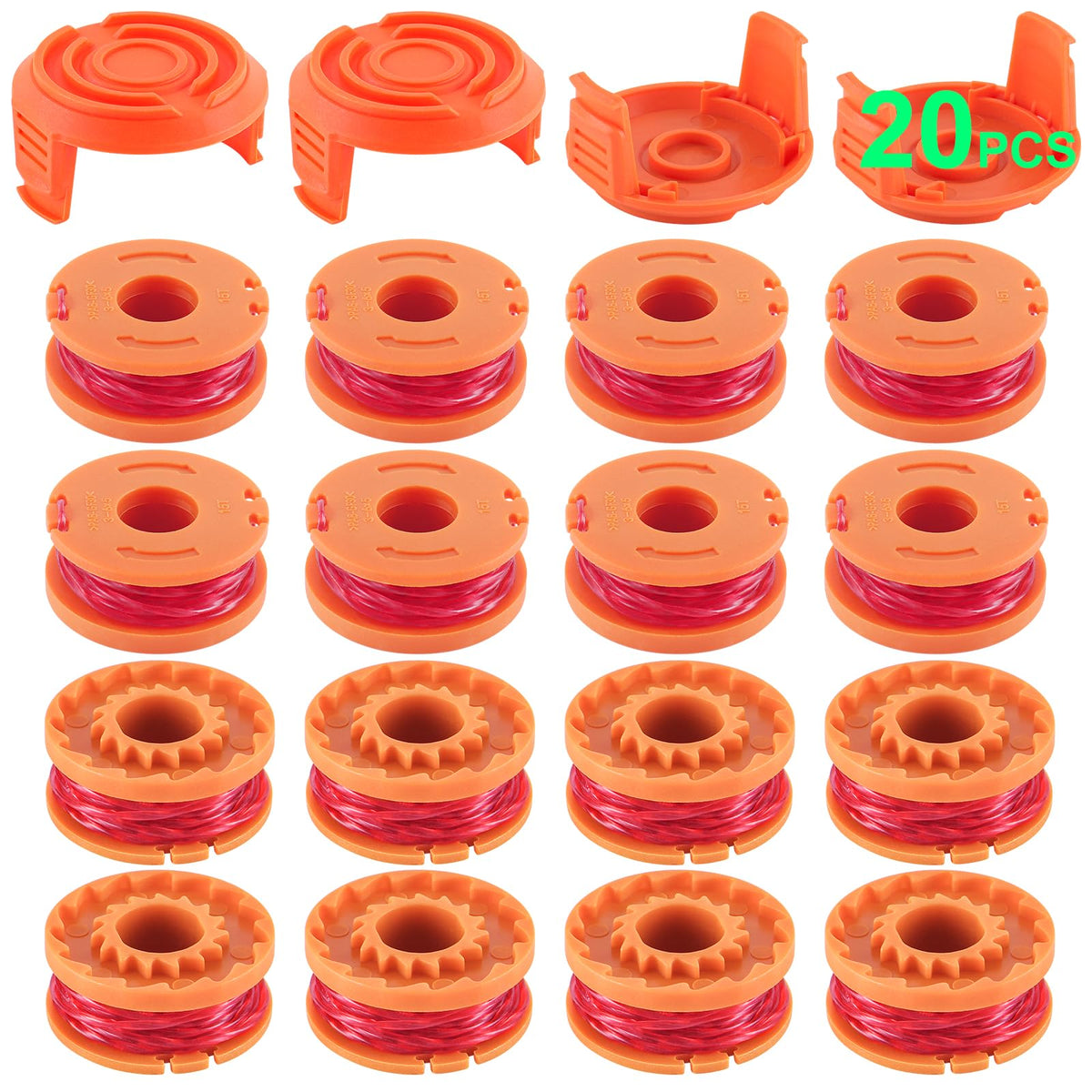 GOSDENG WA0010 spools close-up with pre-wound design for quick setup