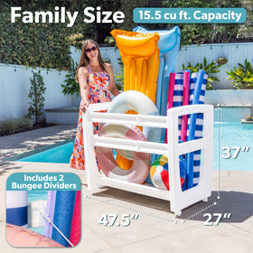 GoSports Coast Modern with two bungee dividers secures large items securely.
