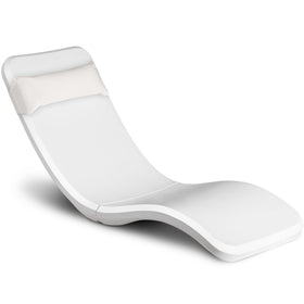 GoSports Coast Modern pool lounge chair in-pool for relaxing on the baja shelf
