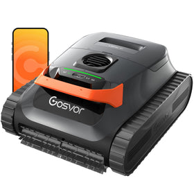 Gosvor LiteVac G1 front view for precise debris removal in pools.