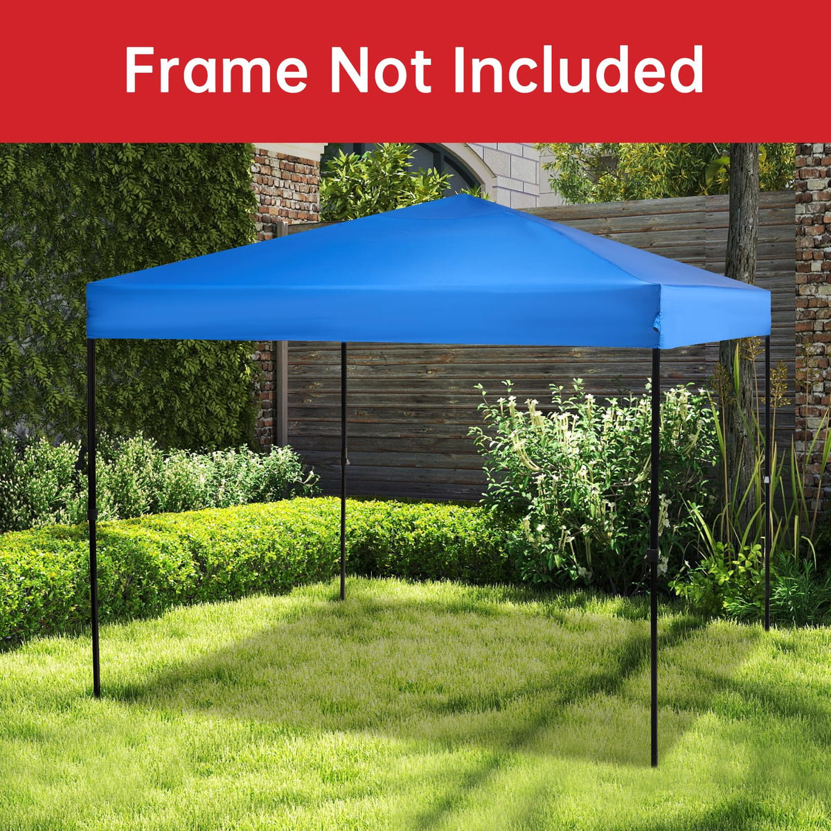 GOTRUTH blue canopy top replacement for outdoor gatherings and events.