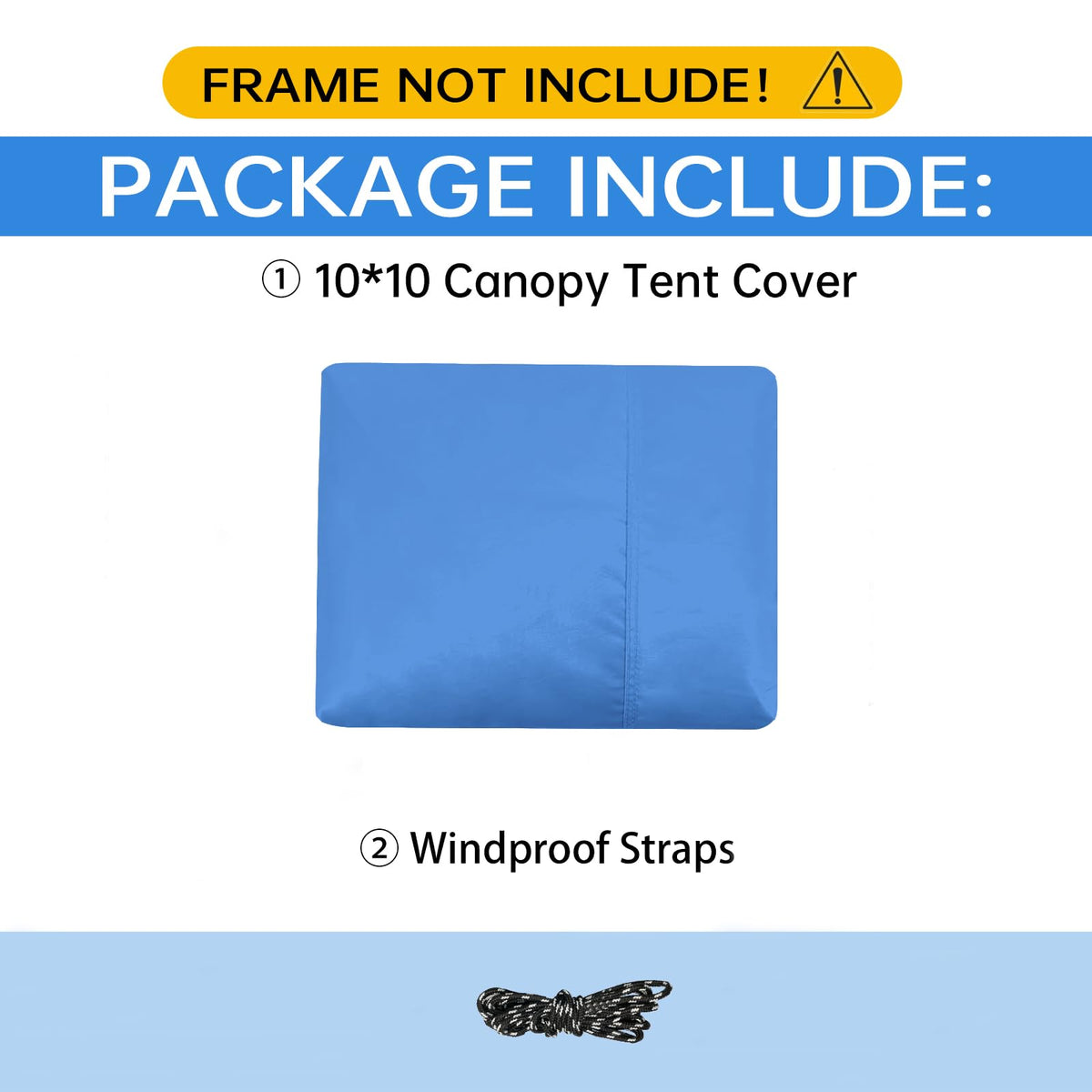 GOTRUTH blue canopy top UV protection and rain shielding features.