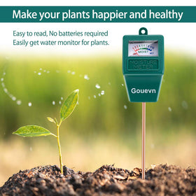 Gouevn 2-pack meters in use help plan watering for multiple plants.