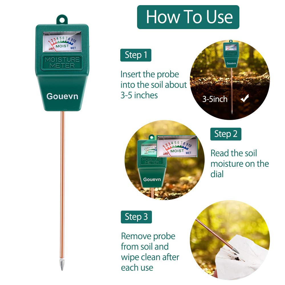 Gouevn meter with no battery, ideal for portable checks.