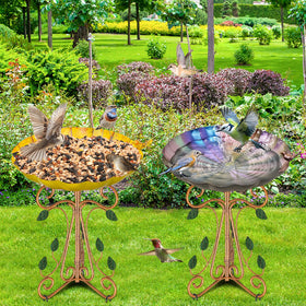 Gouisalin retro yellow finish enhances outdoor garden decor