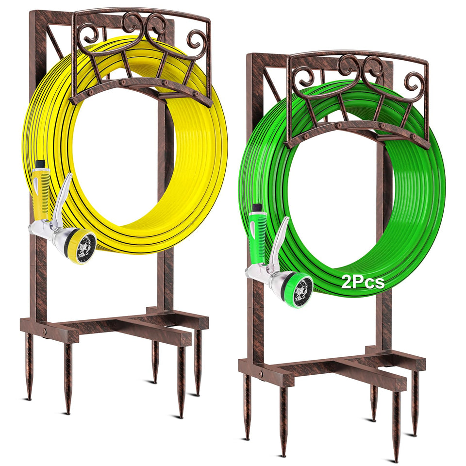Gouisalin garden hose holder base anchors provide stable outdoor support for your hose