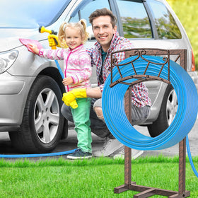Gouisalin outdoor hose organizer for yards and pools.