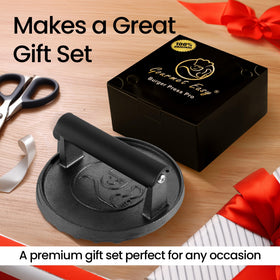Gourmet Easy Gift-ready packaging showcases premium gift for grill lovers