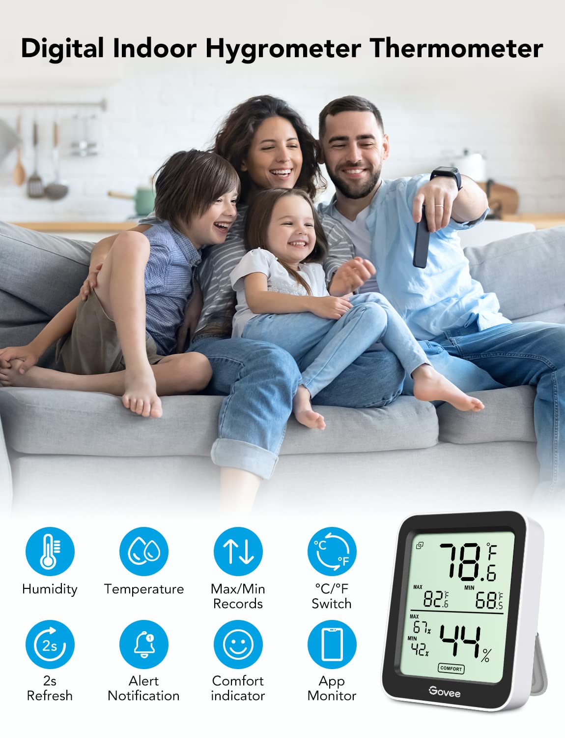 Govee H5075 app pairing guide for fast, one-minute setup and accurate readings.