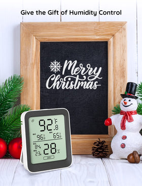 Govee H5075 large 3-inch LCD display with bright numbers for easy viewing.