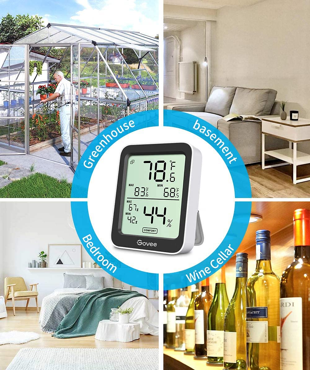 Govee H5075 room setup ideal for nursery, garage, wine cellar.
