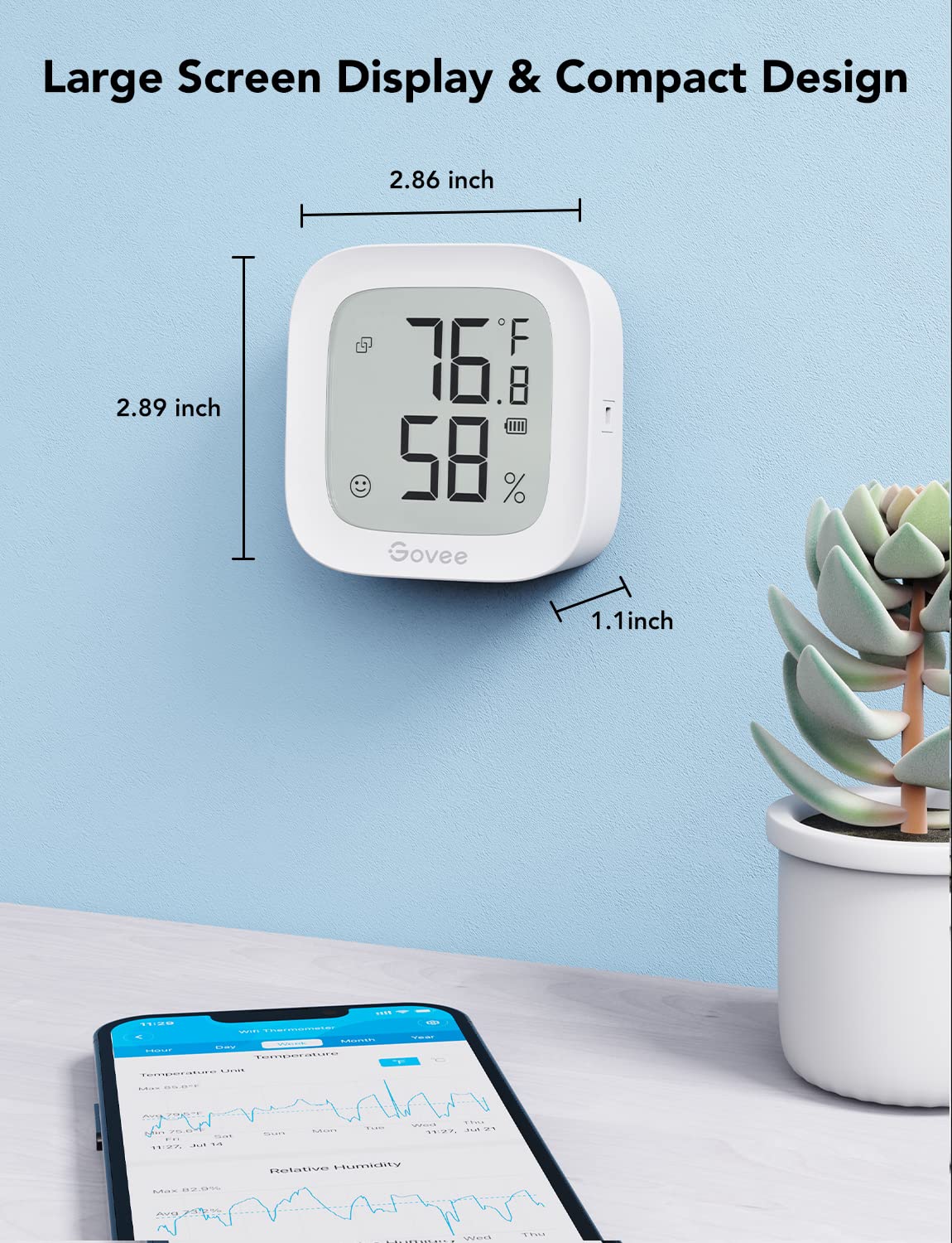 Govee H5103 data export stores two years of trends for easy analysis.