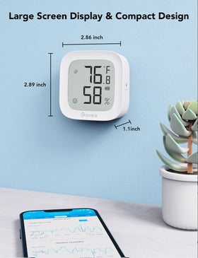 Govee H5103 data export stores two years of trends for easy analysis.