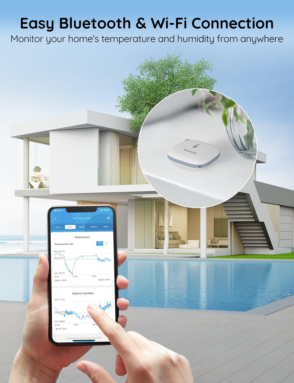 GoveeLife H5179 app alerts highlight real-time changes for quick action.