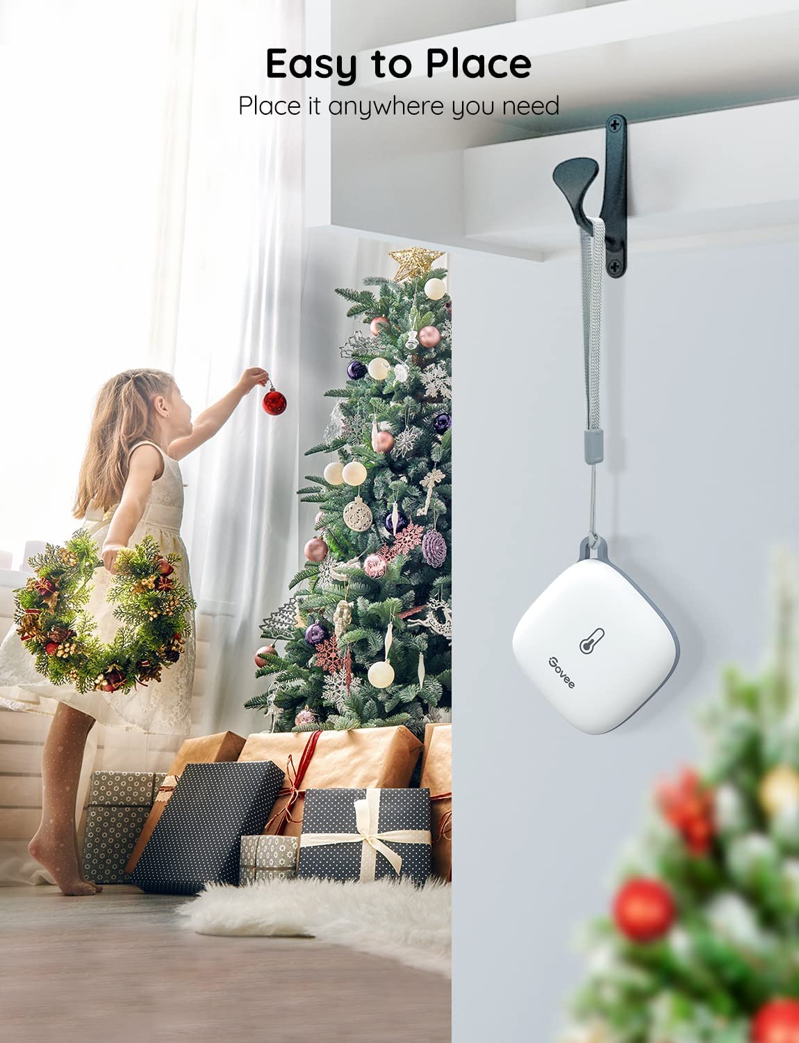 Govee Swiss-made sensor ensures fast, precise readings for dependable data.