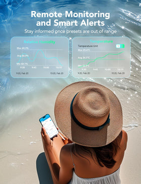 GoveeLife IP65 waterproof design protects sensors indoors and outdoors