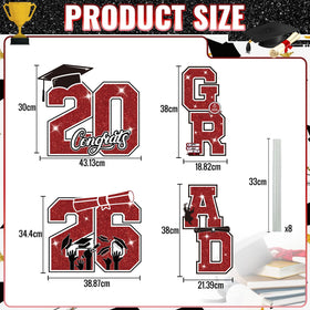 Govpy class of 2026 yard sign stakes support a sturdy, long-lasting lawn display.