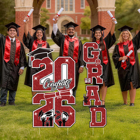 Govpy graduation party decor 2026 adds festive color to indoor or outdoor venues.