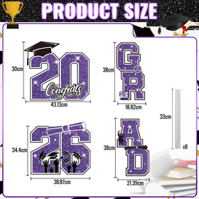 Govpy 26 piece yard sign highlights Class of 2026 for outdoor celebrations