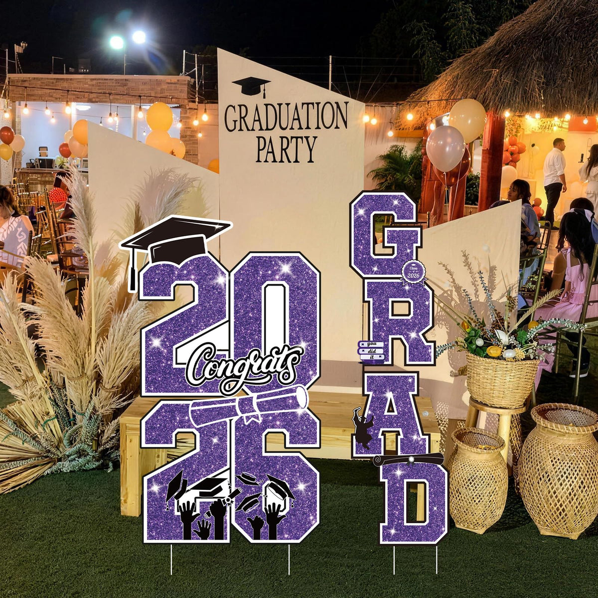 Govpy purple black white color palette enhances celebratory grad vibe