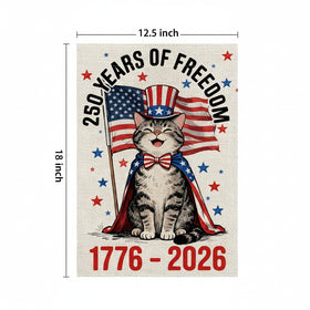 GPGHE double-sided USA flag, readable text from both sides for easy display.