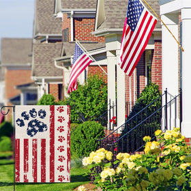 GPGHE double-stitch garden flag reliable for outdoor and indoor use