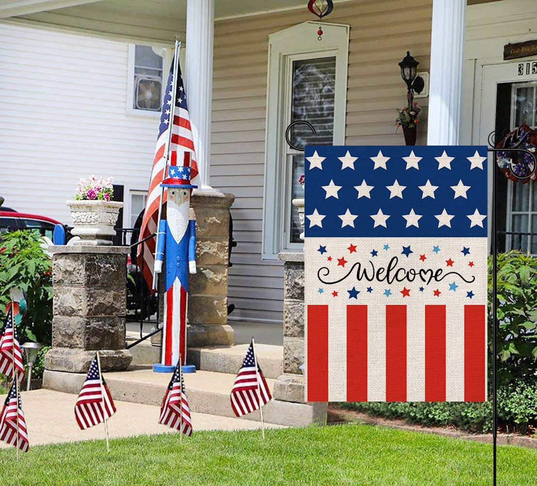 GPGHE double-stitched garden flag offers long-lasting durability for homes.