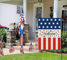 GPGHE double-stitched garden flag offers long-lasting durability for homes.