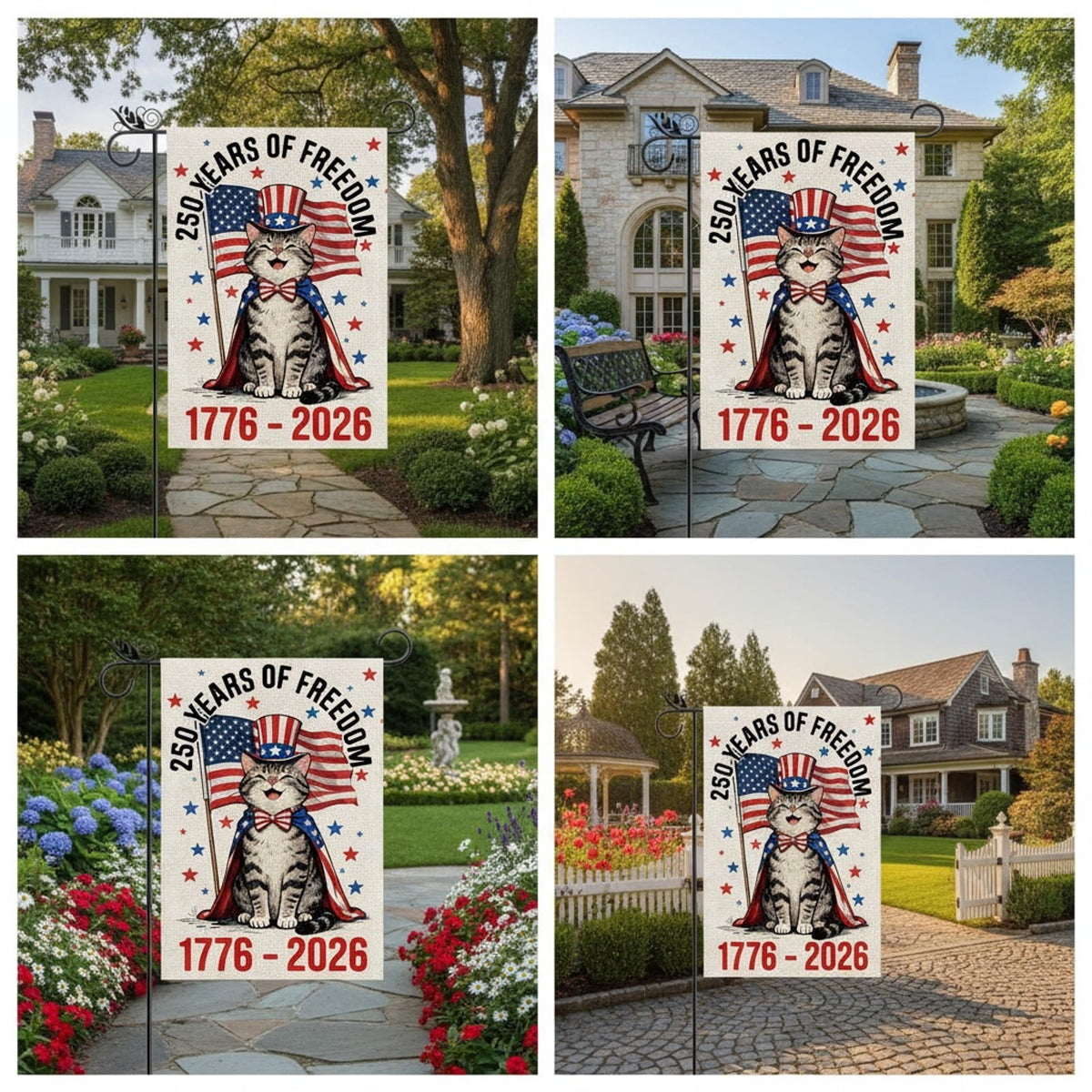 GPGHE includes durable stitching for long-lasting outdoor display.