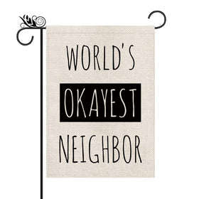 GPGHE Funny Garden Flag double sided for vibrant outdoor decor