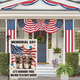 GPGHE garden decor flag suitable for lawn, balcony, porch, or door.