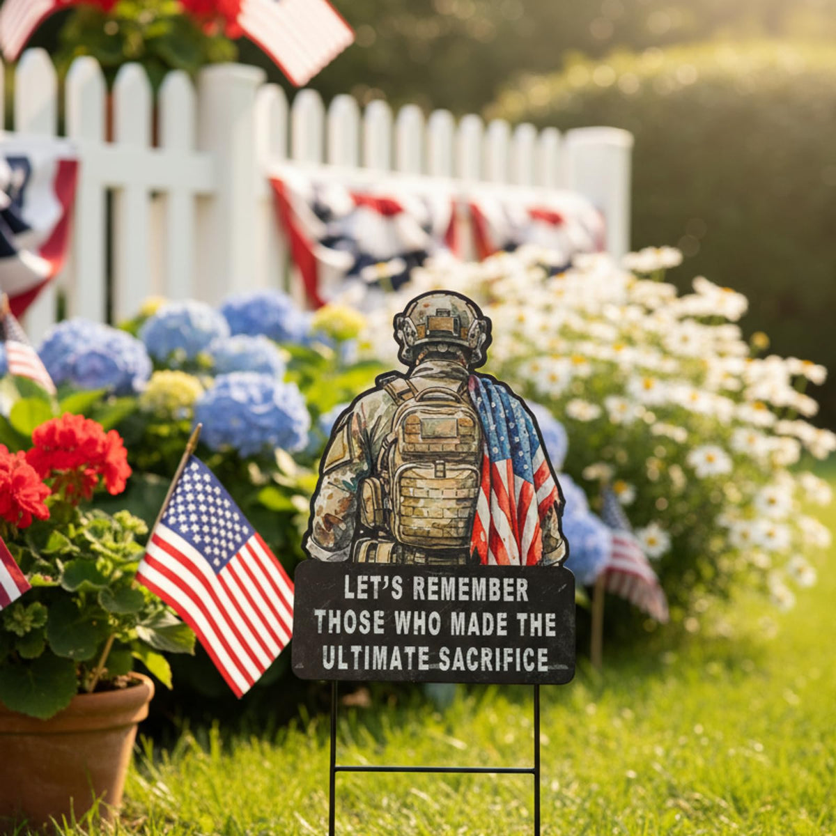 GPGHE metal yard sign built to withstand weather for long-lasting outdoor display