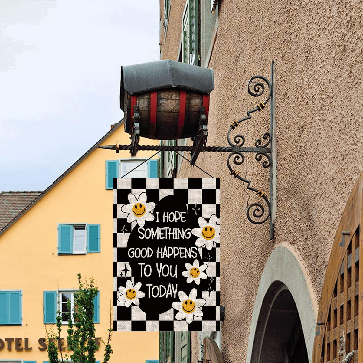 GPGHE flag with sublimation print delivering vibrant colors.