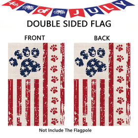 GPGHE US flag yard decor patriotic memorial day for the lawn
