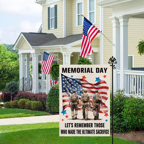 GPGHE veterans-themed flag adds welcoming charm to yard or porch.