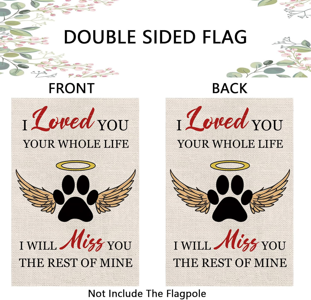 GPGHE weather-resistant spun polyester flag withstands wind and rain with vivid print