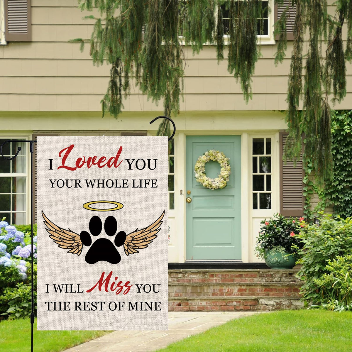 GPGHE garden flag ideal for yards, patios, porches, and fences