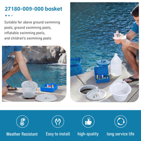 GQNDGN durable replacement basket designed for in-ground pool use.